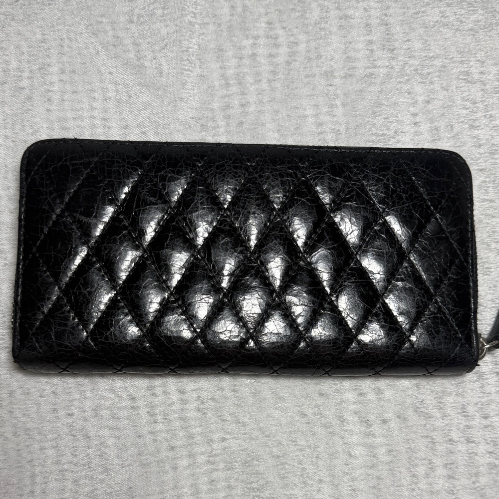 Coach Black Quilted Leather Wallet - Picture 2 of 6